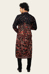Georgette Black Sequence And Multi Color Thread Work Kurta Set