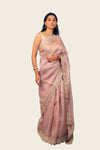 Organza Cutwork Handwork Border with Butta