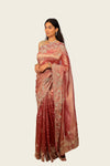 Crush Tissue All Over Butti with Handwork Border Saree