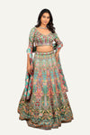 Silk Multi-Color Lehenga Choli
