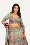Silk Multi-Color Lehenga Choli
