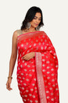 Pink Pure Katan Silk Saree