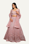 Mirror & Swarovski Work Lehenga Choli