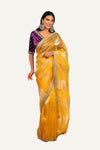 Orgenza Handwork Border Saree with Ready Blouse