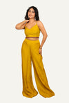 Full Flared Patch with Hand Work on Silk Shrug with Tube Blouse & Straight Silk Plazo