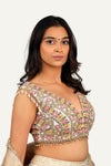 Silk Banarasi Handwork Lehenga Choli