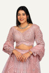 Mirror & Swarovski Work Lehenga Choli