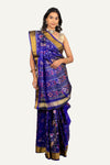 Blue Rajkoti Silk Patola Saree