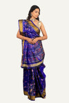 Blue Rajkoti Silk Patola Saree