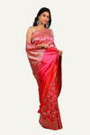 Pink Pure Katan Silk Saree