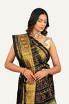 Black Rajkoti Patola Saree