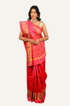 Pink Rajkoti Silk Patola Saree