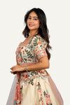 Raw Silk Resham & Zardosi Work Lehenga Choli