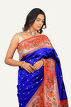 Blue Paithani Saree