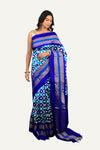 Blue Hyderabadi Patola Saree