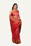 Onion Pink Patola Silk Saree