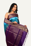 Blue Silk Patola Saree