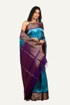Blue Silk Patola Saree