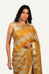 Mustard Chiffon Fancy Saree