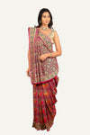 Banarasi Georgette Bandhni Patola Saree With Minakari Weaving