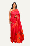 Pink Silk Saree