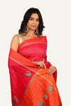 Pink Silk Saree