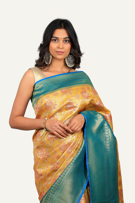 Gold Silk Saree