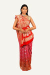 Banarasi Georgette Saree With Minakari Bandhej