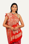 Banarasi Georgette Saree With Minakari Bandhej