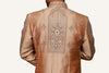 Raw Silk Sherwani With Fully Hand Work
