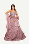 Soft Organza Sparkling Lehenga Choli with Sequence & Heavy Hand Work Blouse