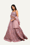 Soft Organza Sparkling Lehenga Choli with Sequence & Heavy Hand Work Blouse
