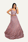 Soft Organza Sparkling Lehenga Choli with Sequence & Heavy Hand Work Blouse