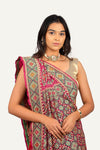Banarasi Georgette Bandhni Patola Saree With Minakari Weaving