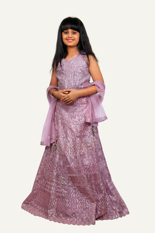 Lavender Chaniya Choli Set