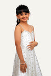 White Colour Designer Gown