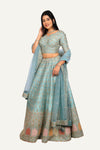 Raw Silk Handwork Lehenga Choli