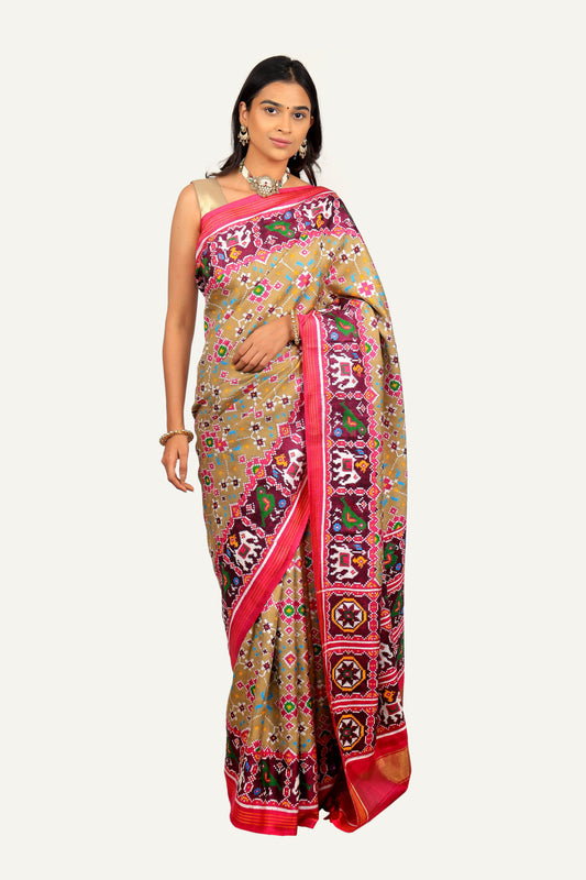 Patan Patola Pink