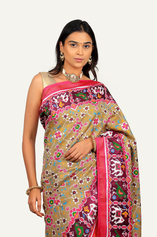 Patan Patola Pink