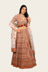 Silk Embroidery Multi-Color Lehenga Choli