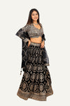 Georgette Machine Work Lehenga Choli