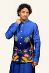 Ombre Style Koti With Embroidery With Hand Touch Up