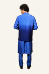 Ombre Style Koti With Embroidery With Hand Touch Up