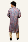 Multicolor Printed Kurta Set with Hand Work