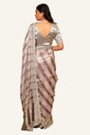 Tissue With Hand Work Border Saree With Ready Blouse