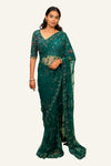 Imported net Handwork Saree with Stretch  Blouse
