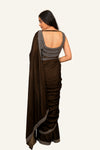 Velvet Full Handwork Saree with Ready Blouse