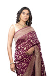 Banarasi Georgette Saree with Handwork Border