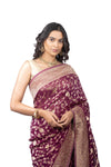 Banarasi Georgette Saree with Handwork Border