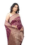 Banarasi Georgette Saree with Handwork Border